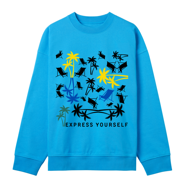 Chill Vibes - Island Life Sweatshirt - Turquoise men - Sweatshirts