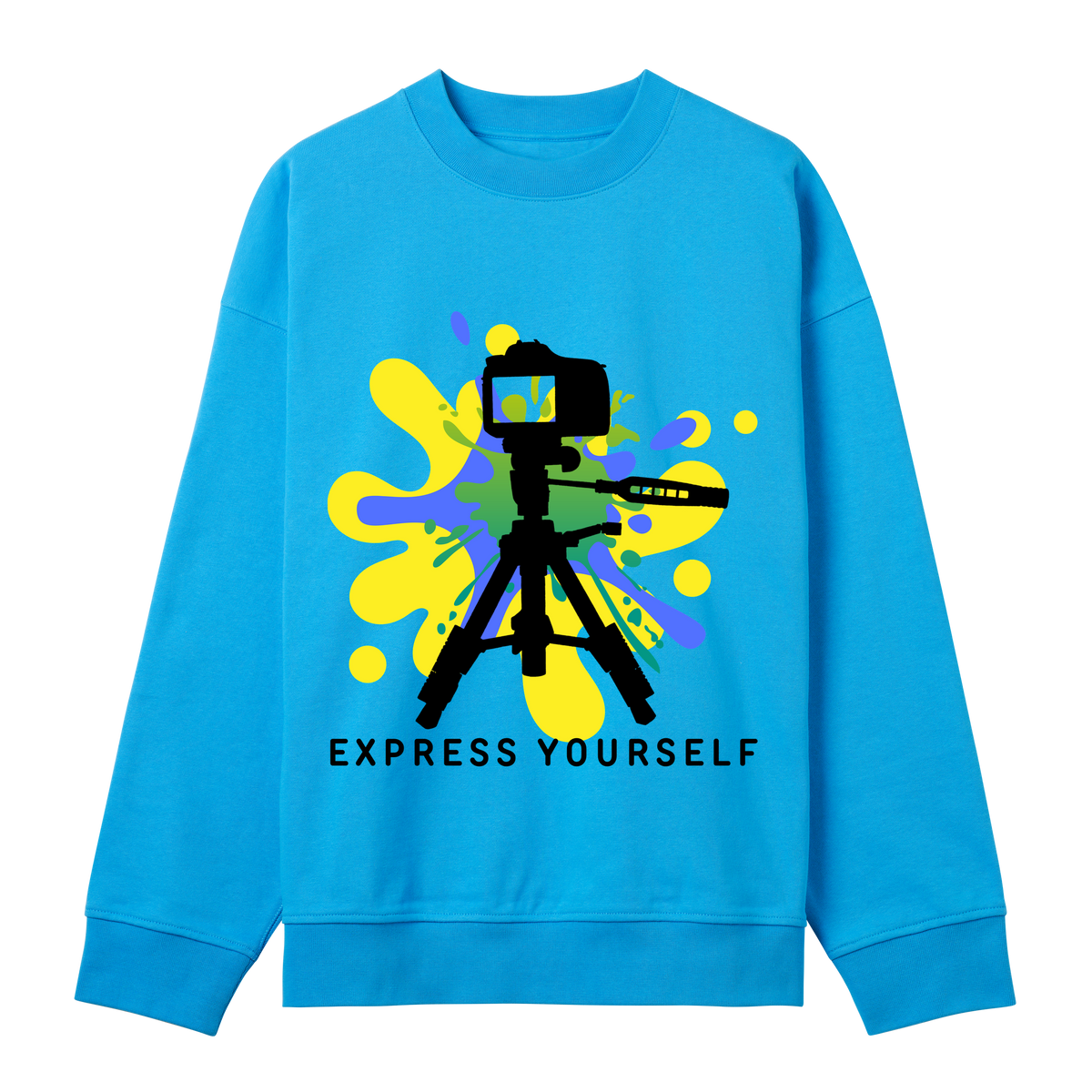 Camera Action Bold Sweatshirt - Turquoise men - Sweatshirts