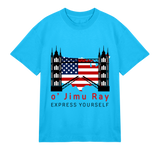 Patriotic Blueprint - o' Jimu Ray 4th July Special - Turquoise men - T-shirts