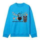 Festive Rhythms - Bold and Stylish - Turquoise men - Sweatshirts