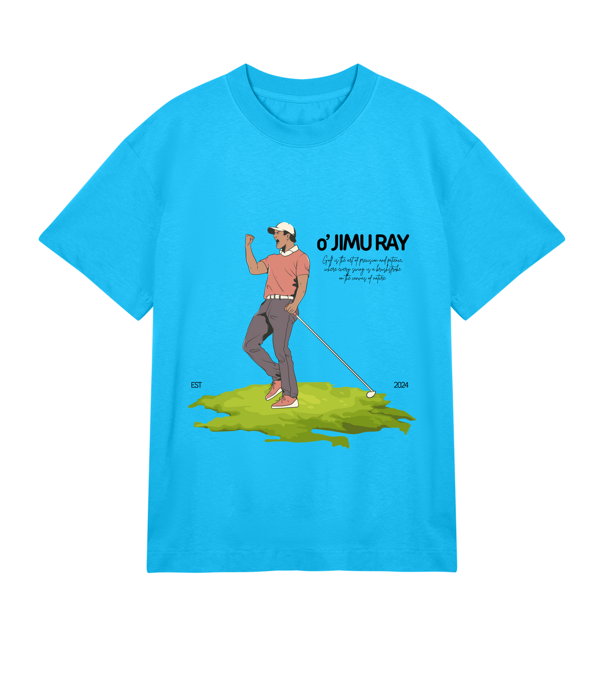 Victory Swing - Golf Champion's Tee - Turquoise men - T-Shirts