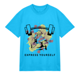 Art of Strength Boxy Tee - Turquoise men - T-Shirts