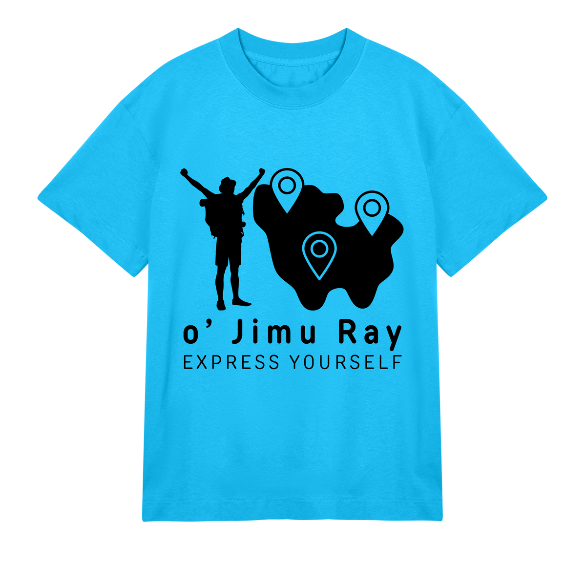 Journey On - o' Jimu Ray Men's Tee - Turquoise men - T-Shirts