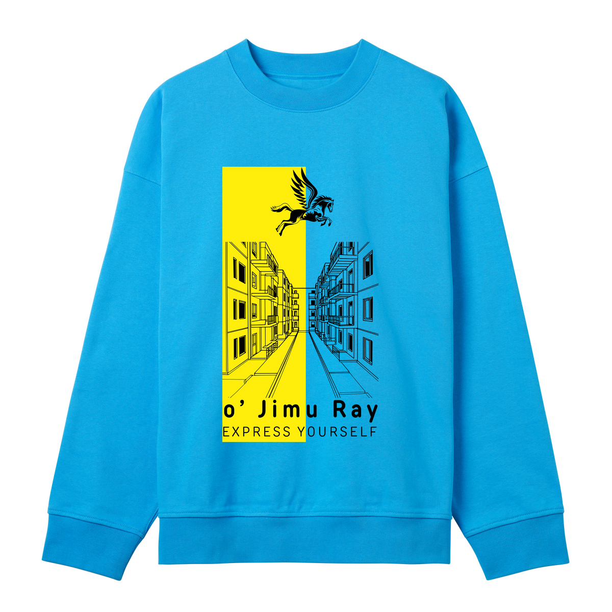 Mythical Wings - Bold & Urban - Turquoise men - Sweatshirts