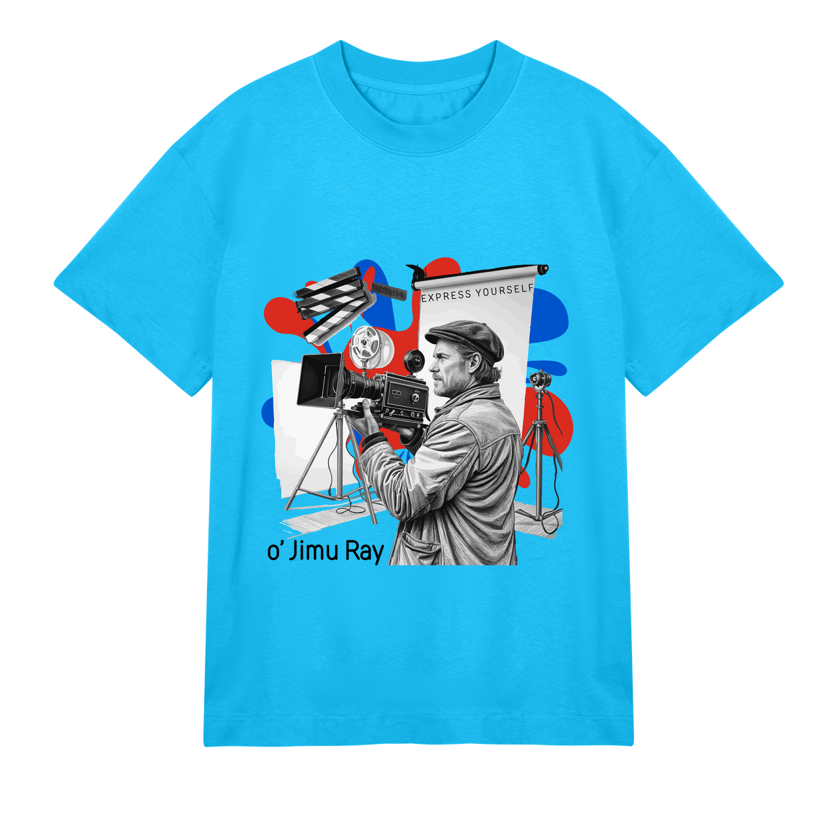 Director's Cut - Capture The Moment Tee - Turquoise men - T-Shirts