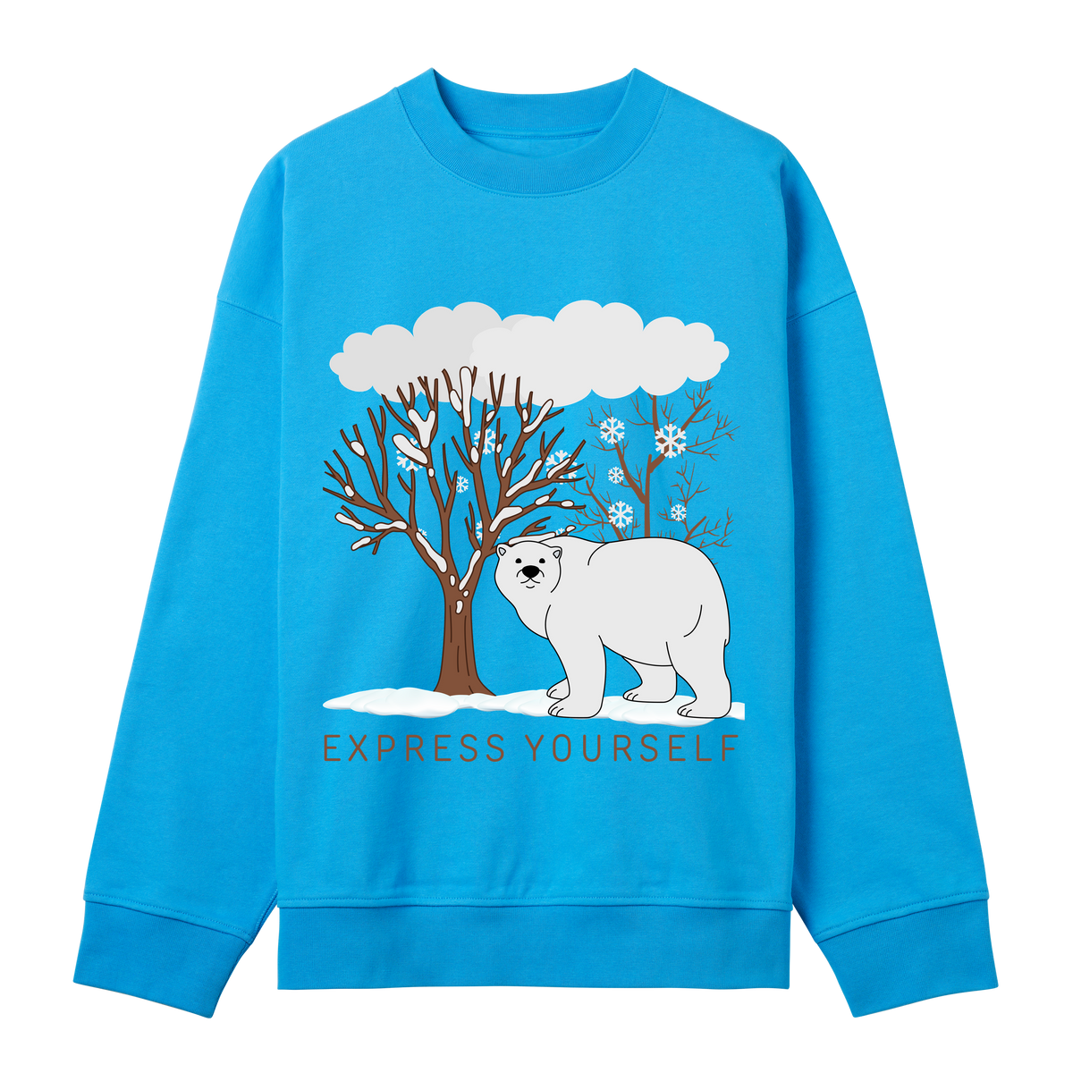 Snowy Stroll - Iconic Sweatshirt - Turquoise men - Sweatshirts