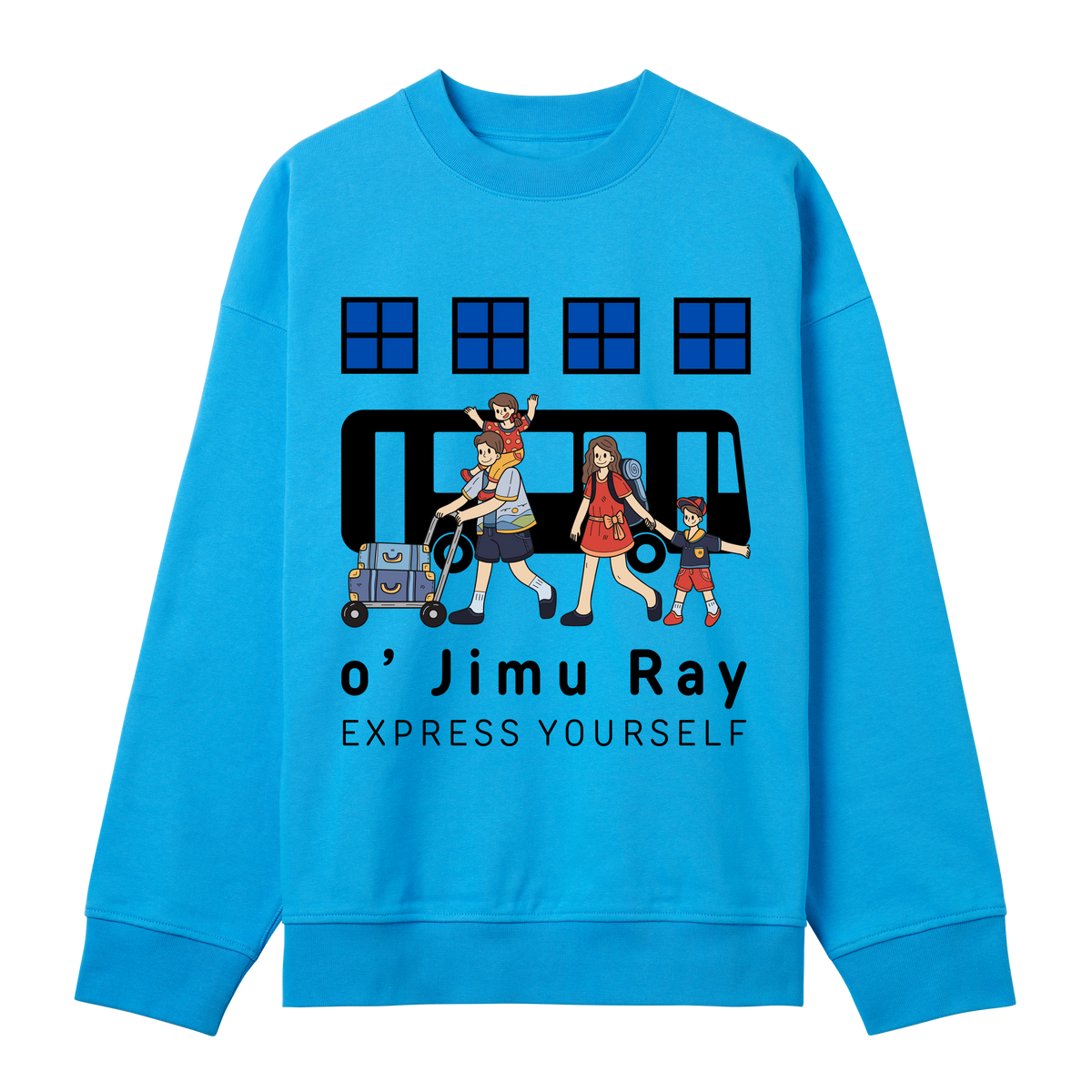 Voyage in Style - The Adventure Sweatshirt - Turquoise men - Sweatshirts