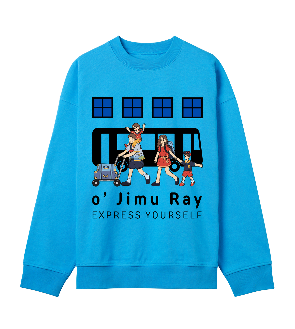 Voyage in Style - The Adventure Sweatshirt - Turquoise men - Sweatshirts