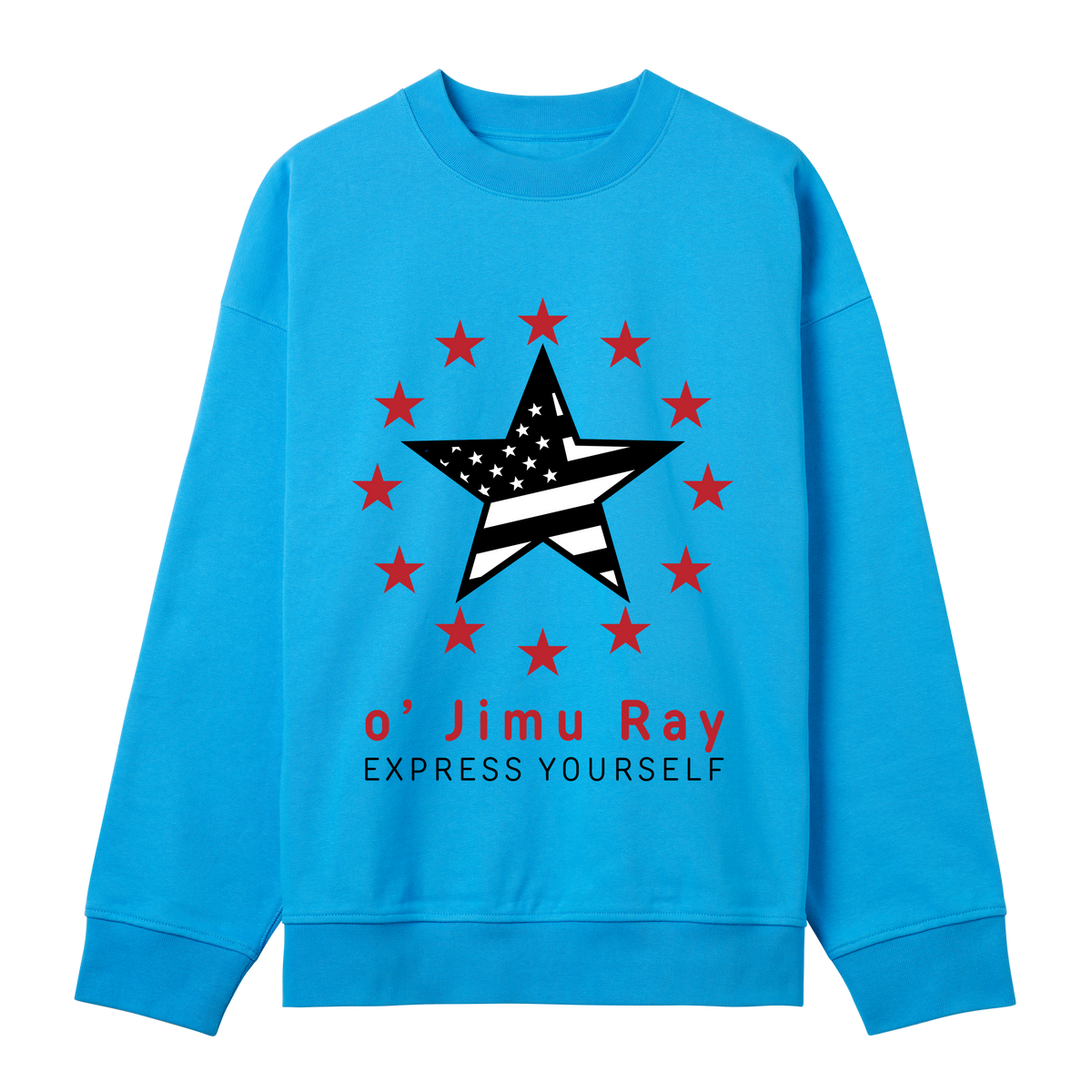 American Star Edition - o' Jimu Ray 4th July Special - Turquoise men - Sweatshirts