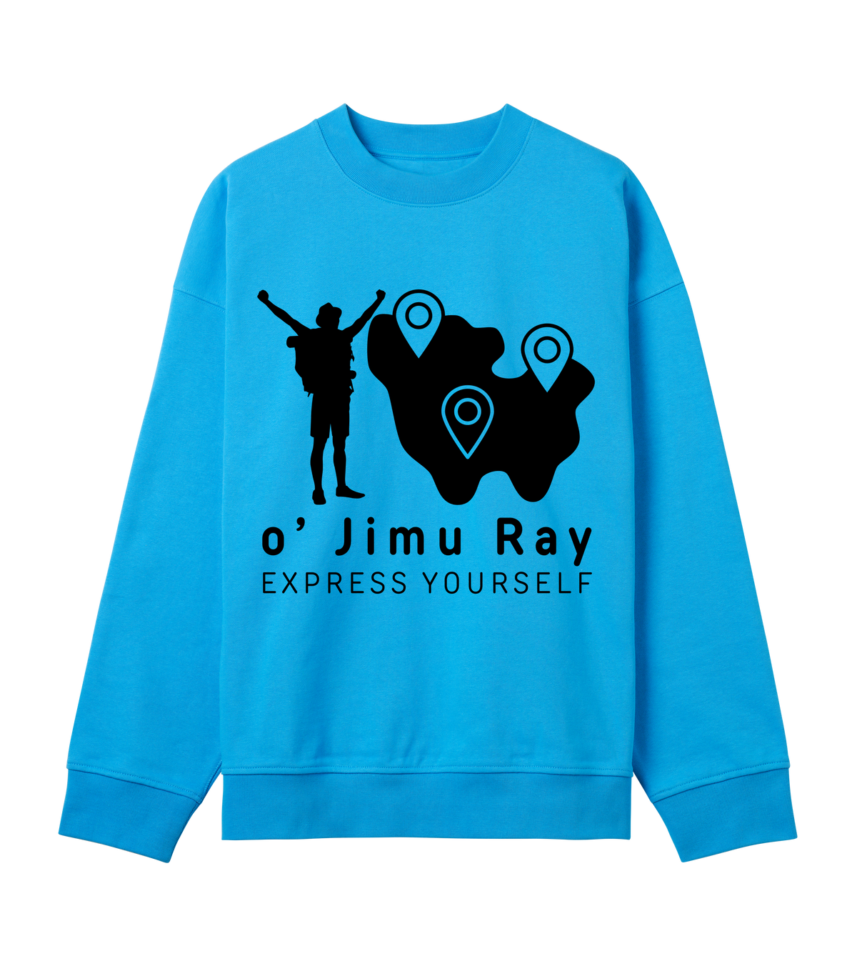 World Explorer - Express Yourself - Turquoise men - Sweatshirts
