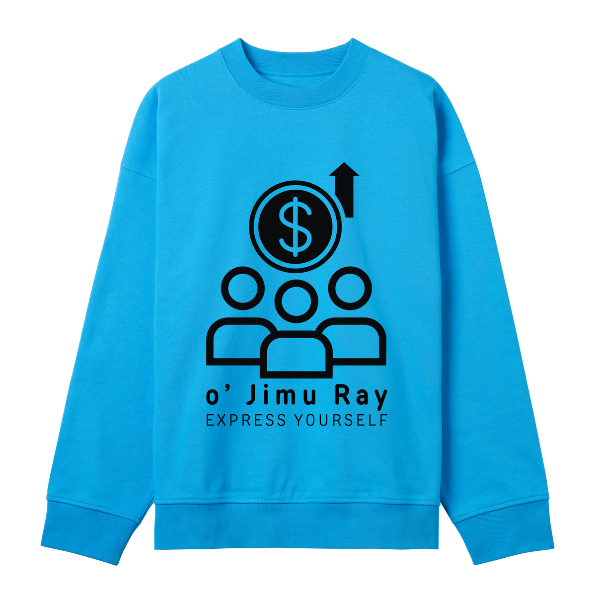 Money Moves - Stylish Sweatshirt Design - Turquoise men - Sweatshirts