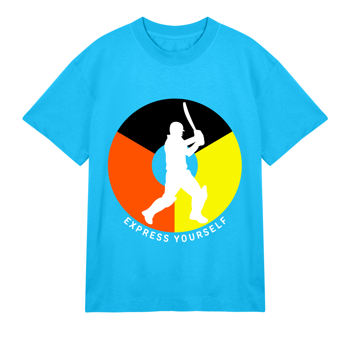 Cricket Passion Boxy Tee - Turquoise men - T-shirts