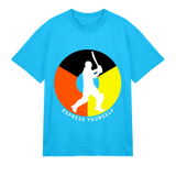 Cricket Passion Boxy Tee - Turquoise men - T-shirts