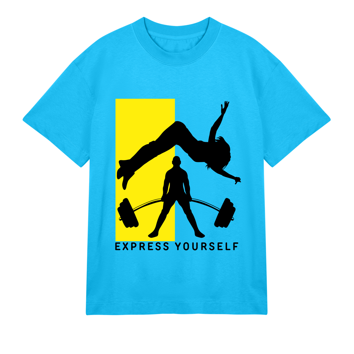 Strength in Style Tee - Turquoise men - T-Shirts