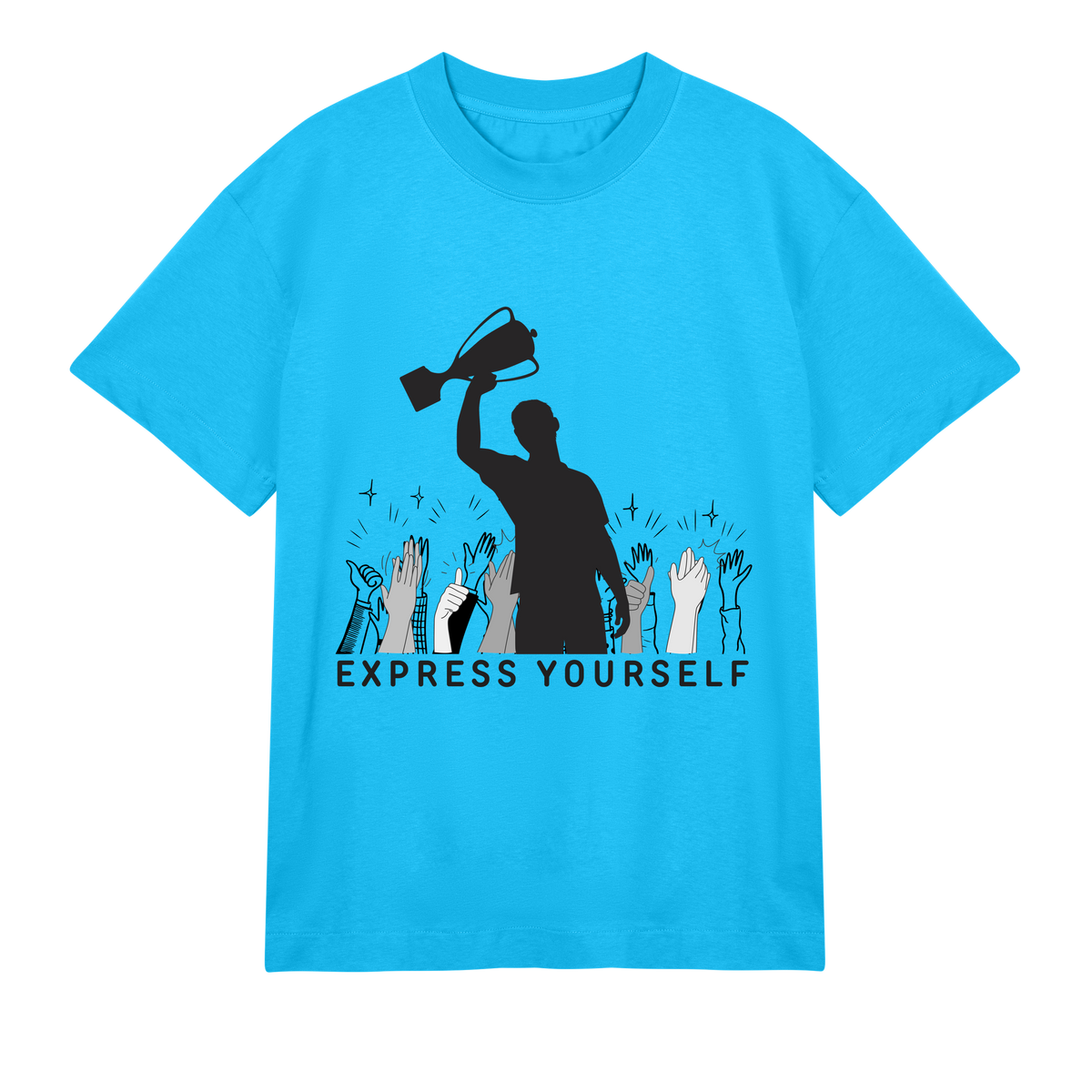 Victory Cheers - Express Yourself - Turquoise men - T-shirts