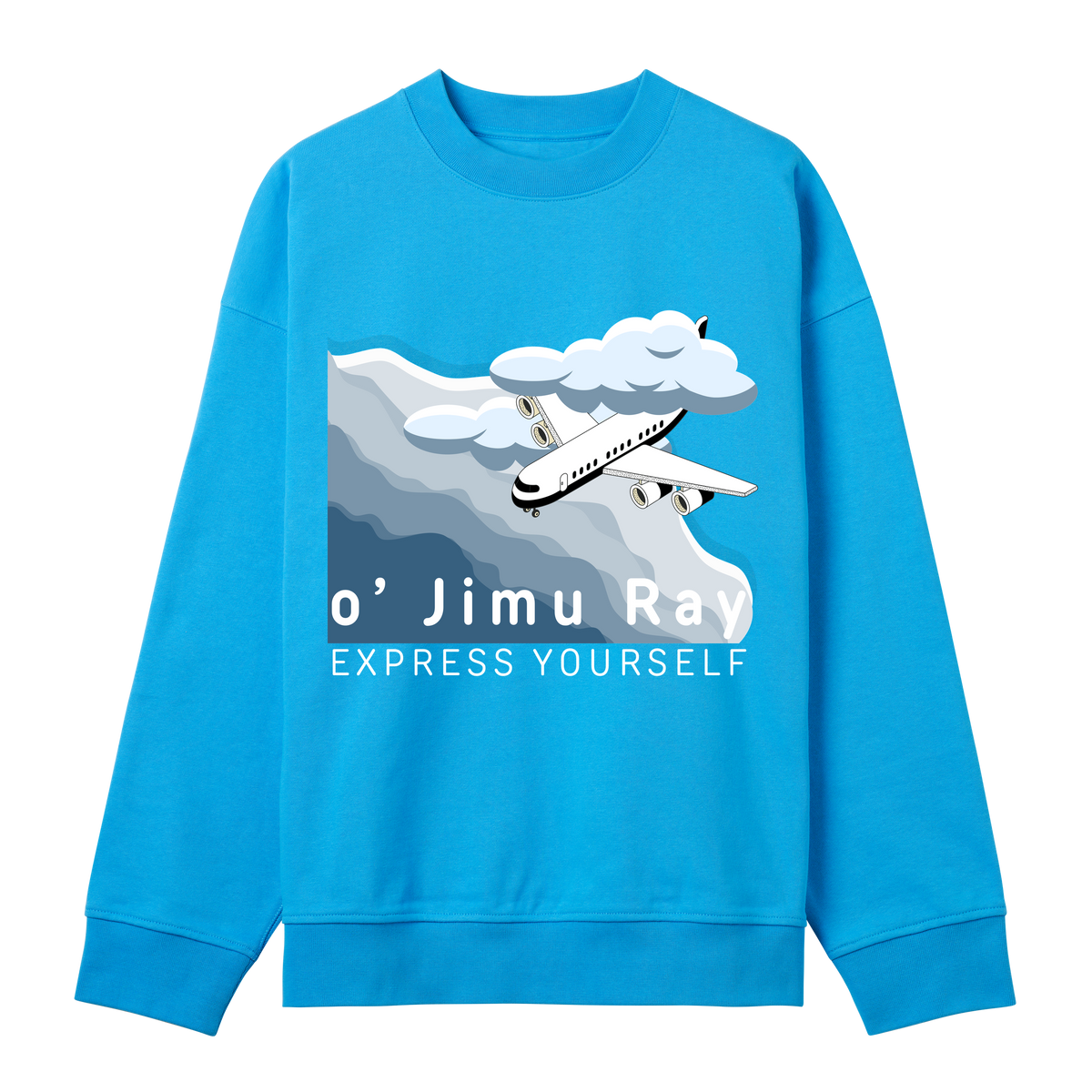 Sky High Self-Expression Sweatshirt - Turquoise men - Sweatshirts