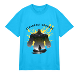 Unleash the Titan - Epic Showdown Tee - Turquoise men - T-Shirts