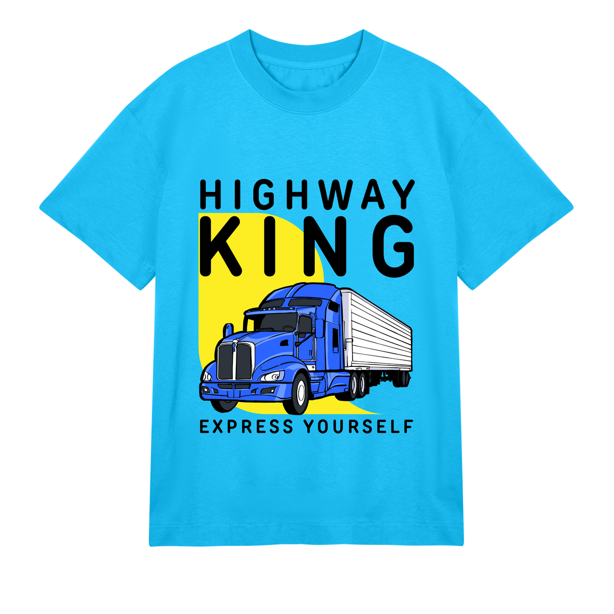 Highway Hero - Stand Out in Style - Turquoise men - T-shirts