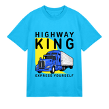 Highway Hero - Stand Out in Style - Turquoise men - T-shirts