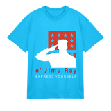 Honoured Salute Tee - o' Jimu Ray 4th July Special - Turquoise men - T-shirts