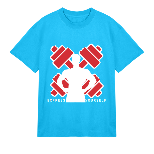 Expressive Style Tee - Turquoise men - T-shirts