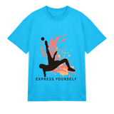 Dynamic Splashes - Express Your Style - Turquoise men - T-shirts