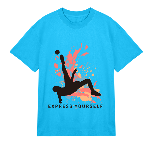 Dynamic Splashes - Express Your Style - Turquoise men - T-shirts