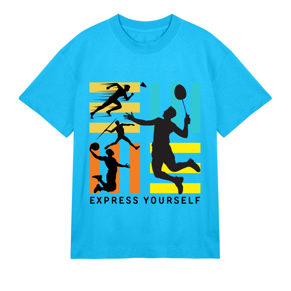 Play Hard - Style Harder - Turquoise men - T-shirts