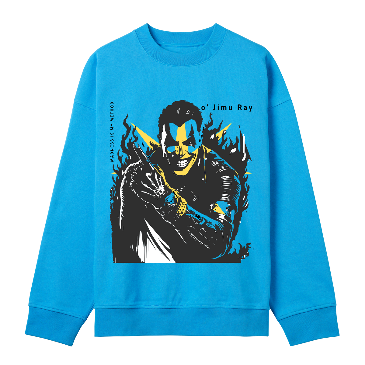 Rebel Flame - Unleash Your Fury - Turquoise men - Sweatshirts