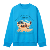 Camp Vibes - Express Yourself Outdoors - Turquoise men - Sweatshirts