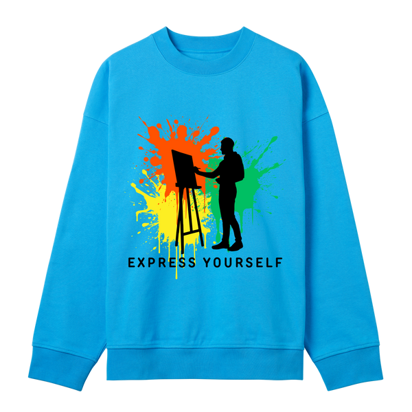 Painter’s Palette Sweatshirt - Turquoise men - Sweatshirts