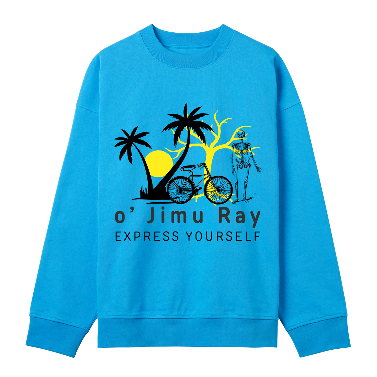 Timeless Travel - Express Yourself - Turquoise men - Sweatshirts