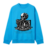 Skull & Slice - Unleash Your Inner Rebel - Turquoise men - Sweatshirts