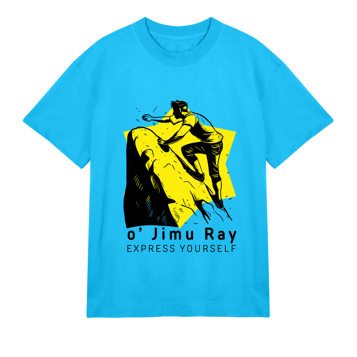 Scaling New Heights in Fashion - Turquoise men - T-shirts