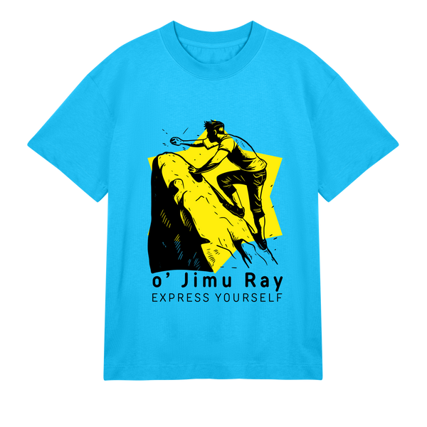 Scaling New Heights in Fashion - Turquoise men - T-shirts