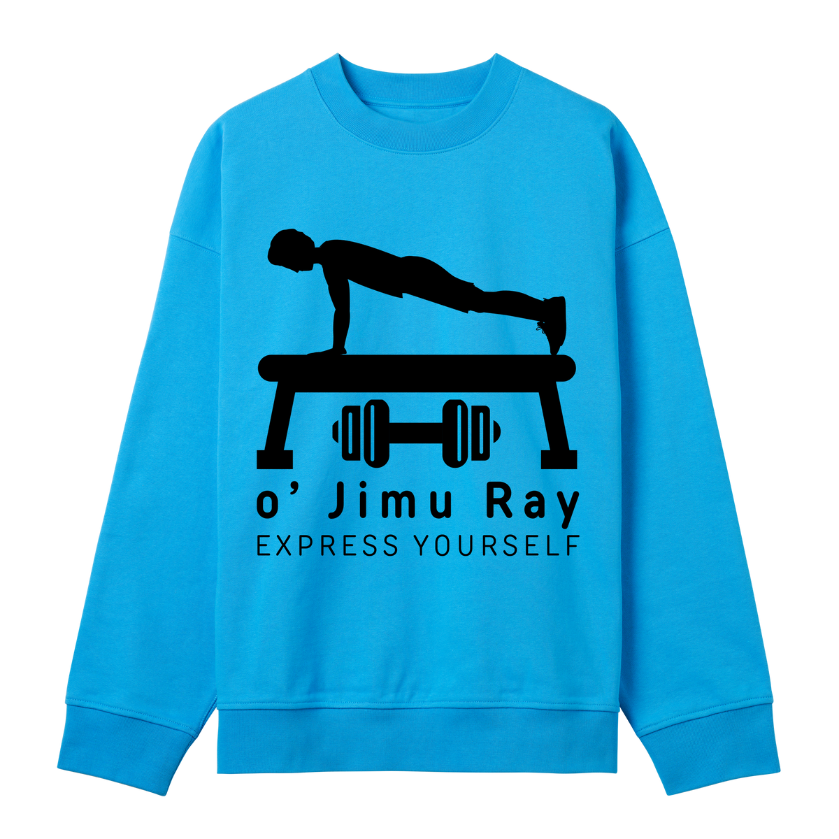 Fitness Drive - Push-Up Sweatshirt - Turquoise men - Sweatshirts