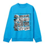 Graphic Battle - Wear Your Strength - Turquoise men - Sweatshirts