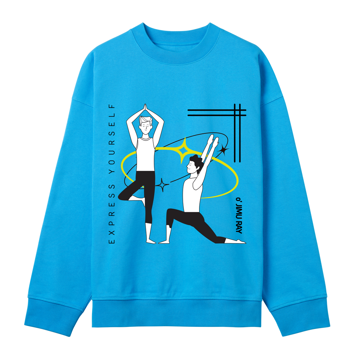 Yoga Harmony - Balance in Style - Turquoise men - Sweatshirts