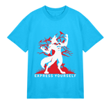 Gothic Shadows - Express Yourself - Turquoise men - T-shirts