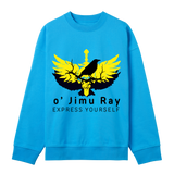 Raven Warrior - Bold Statement Sweatshirt - Turquoise men - Sweatshirts