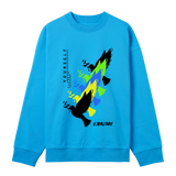 Wings of Freedom - Bold & Bright - Turquoise men - Sweatshirts