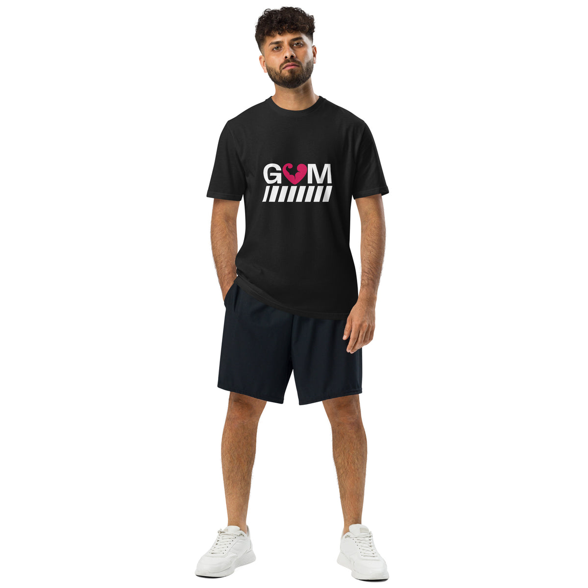 Under Armour Gym T-Shirt with Heart Muscle Print - - T-shirt