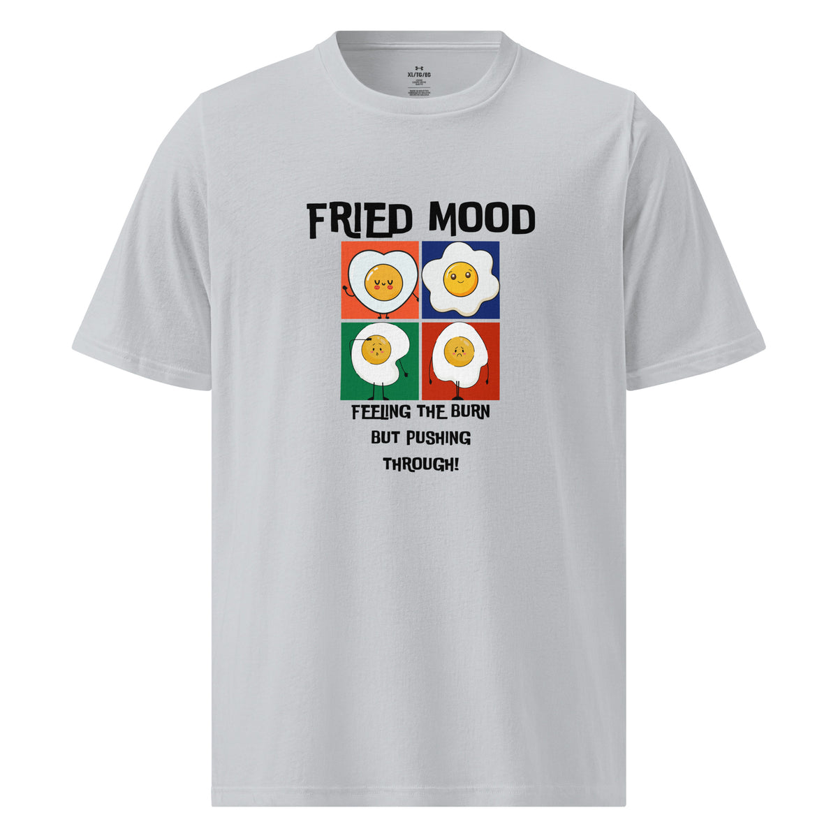 Funny Egg Gym T-Shirt – Under Armour Gift for Workout Fans - Grey - T-shirt