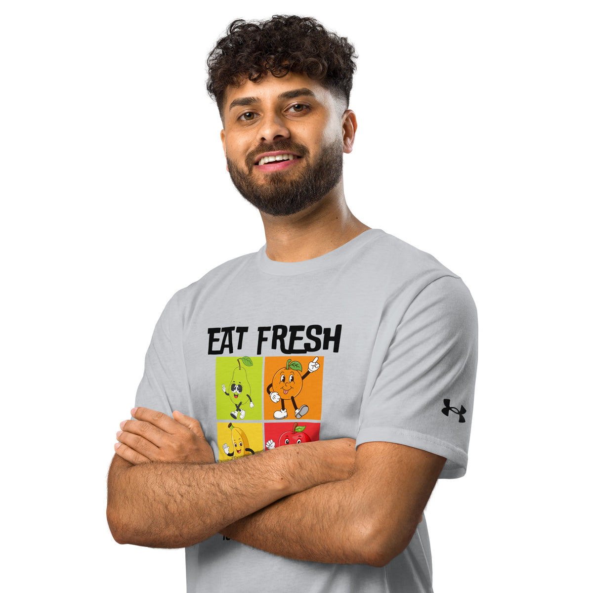 Under Armour Gym T-Shirt for Fruit-Loving Fitness Fans - - T-shirt