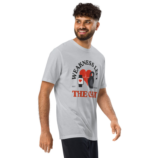 Weakness Left the Chat Tee for Gym Lovers - - T-Shirt