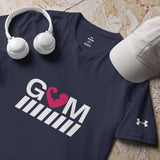 Under Armour Gym T-Shirt with Heart Muscle Print - Navy - T-shirt