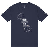 Iron Therapy Hits Diff T-Shirt for Gym Lovers - Navy - T-shirt