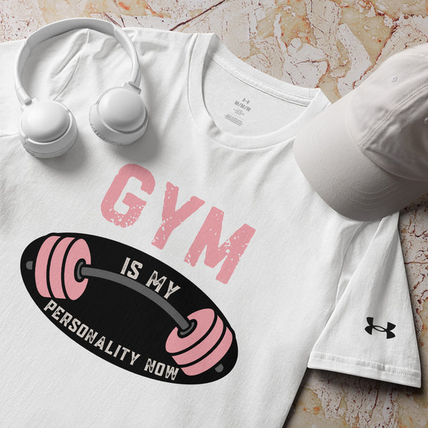 Gym Is My Personality Tee – Gift for Gym Lovers - White - T-Shirt