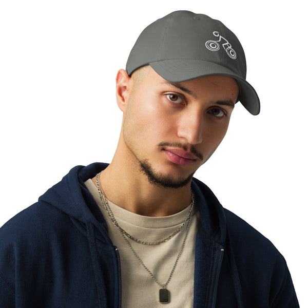 Motion and Style - Cyclist Dad Hat - Grey - Hats