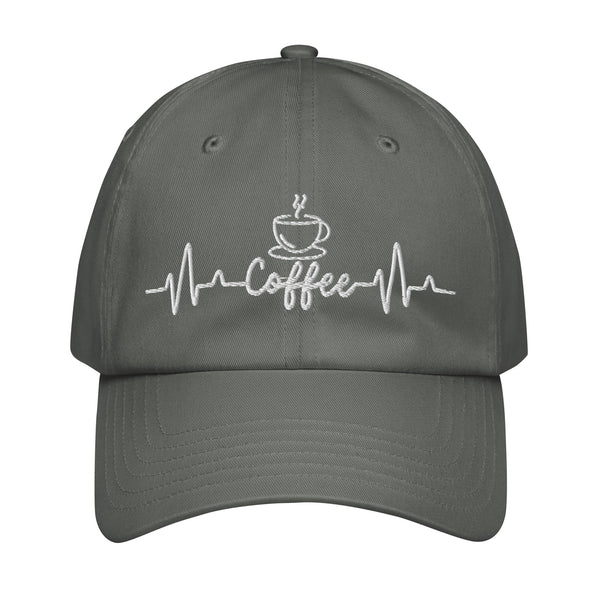 Heartbeats and Coffee - Essential Hat - Grey - Hats